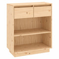 Consolle Mobile in Pino Massello 60x34x75 cm - vidaXL