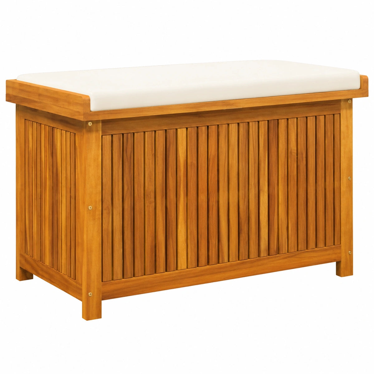 Scatola Porta Cuscini da Giardino in Legno di Acacia, 90x50x60 cm